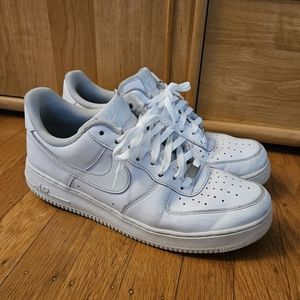 Nike Air Force 1 White/White men's size 10.5